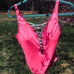 New Lilly Pulitzer Pink One Piece Swimsuit.